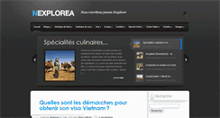 Desktop Screenshot of nexplorea.com