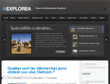 Tablet Screenshot of nexplorea.com